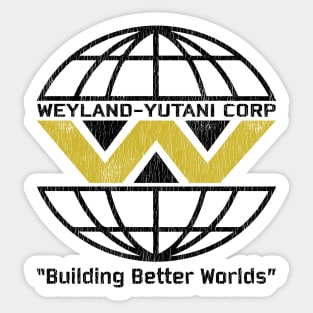 Weyland-Yutani Corp Worn out Lts Sticker